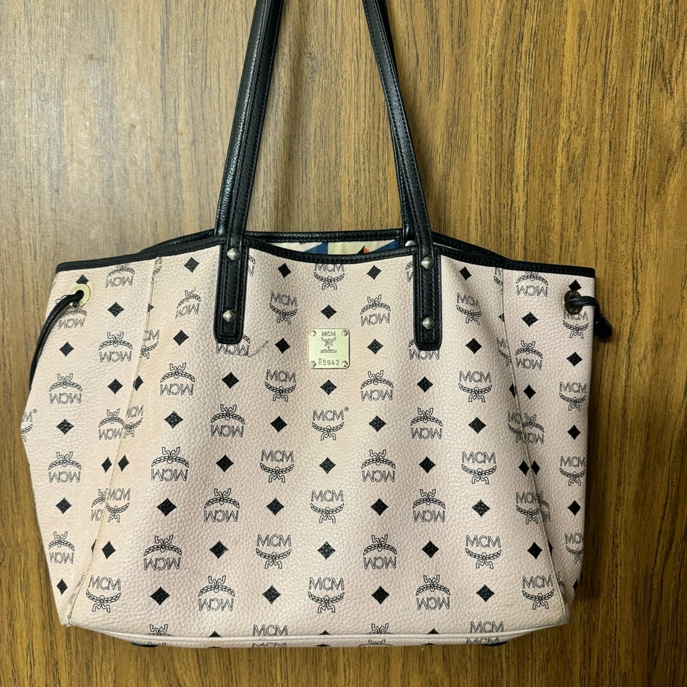 MCM Reversible Tote & Clutch